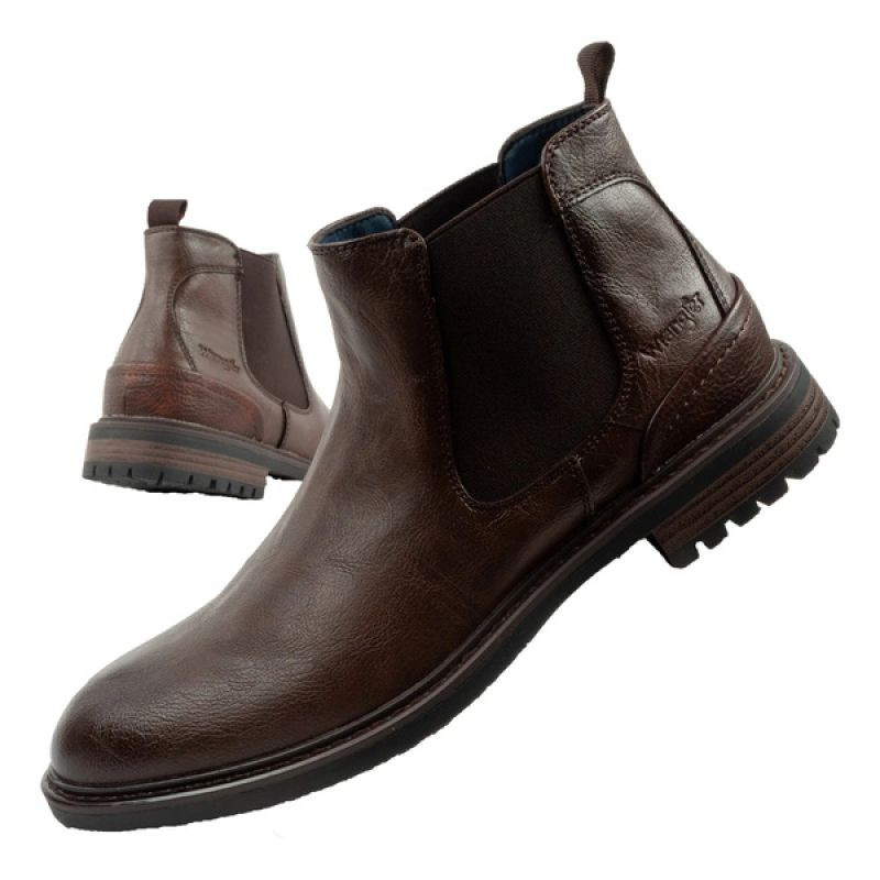 Pánské boty Wrangler Randy sablet boots elegantní módní slip-on 42