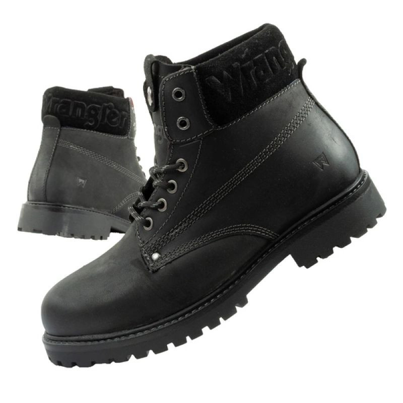 Wrangler Arch Fur pánské boty slipper boty smart zateplené černé 42