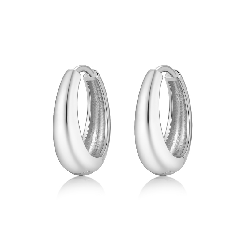 Olivie Stříbrné náušnice 16mm KRUHY 9285