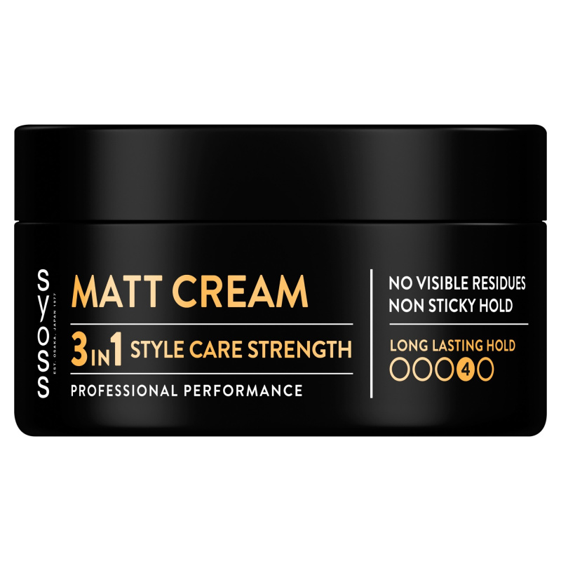 Syoss Matt Fiber matující stylingová pasta pro fixaci a tvar 100 ml