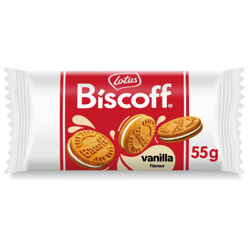 BISCOFF Sušenky plněné krémem s vanilkovou příchutí 55 g