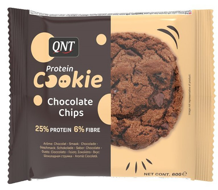 QNT Protein Cookie 60 g - chocolate chips