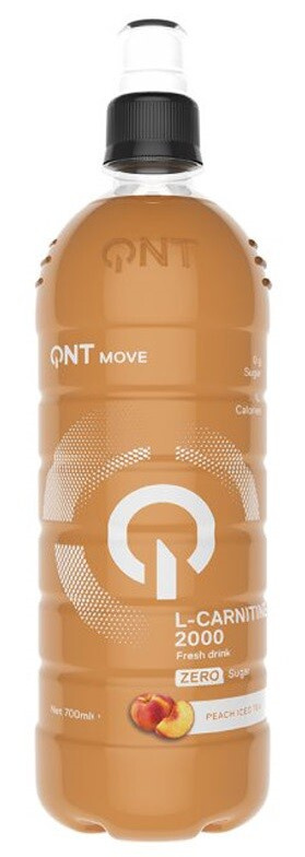 QNT L-Carnitine 2000 mg 700 ml - broskvový ledový čaj