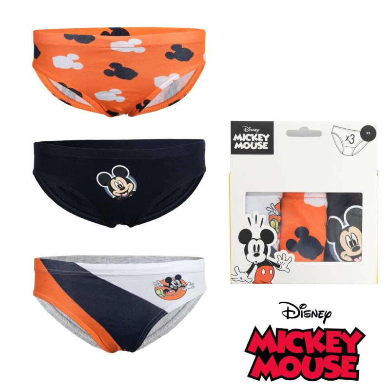 Chlapecké slipy Mickey - 3 ks – Kód 138048-6