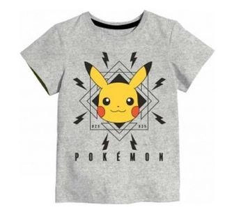 Šedé tričko Pokémon – Velikost: 116