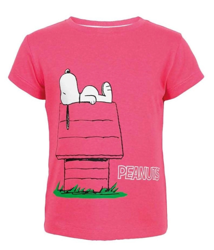 Dívčí tričko Snoopy – Malinová - 4