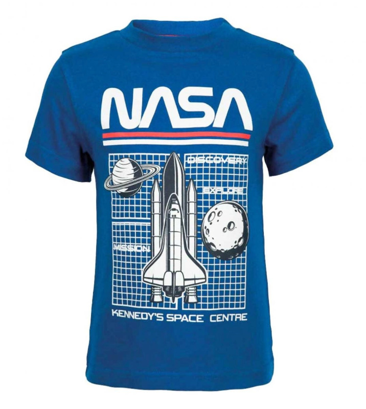 Modré tričko NASA – Velikost: 98-104