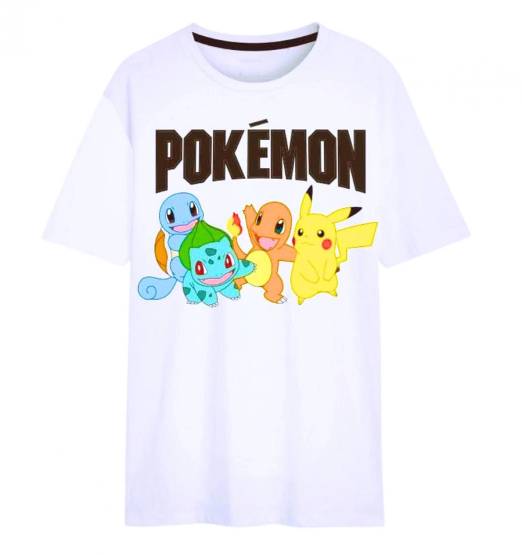Bílé tričko Pokémon – Bílá (504627-4)