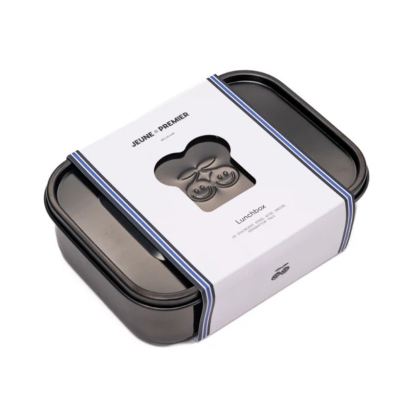 JEUNE PREMIER Svačinový box -  Black Nickel