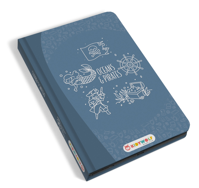 Kidywolf - Kreslicí tablet Kidydraw mini - oceán a piráti