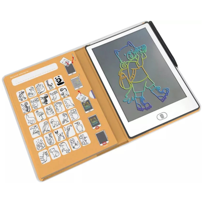 KIDYWOLF Kreslicí tablet Kidydraw mini Kidywolf - Animals