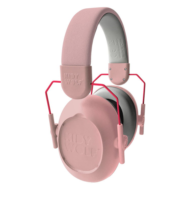 Kidywolf - Protihluková sluchátka Kidynoise – pink