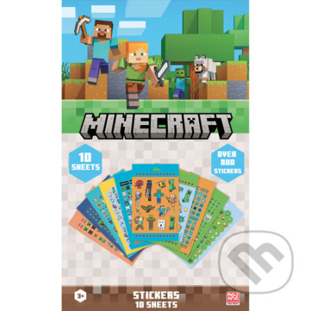 Minecraft set samolepek 800 ks