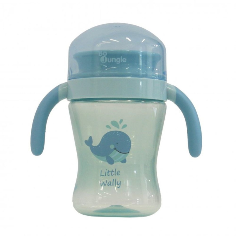 Bo Jungle Drinking Cup 360° tréninkový hrnek 6m+ Little Whally 240 ml