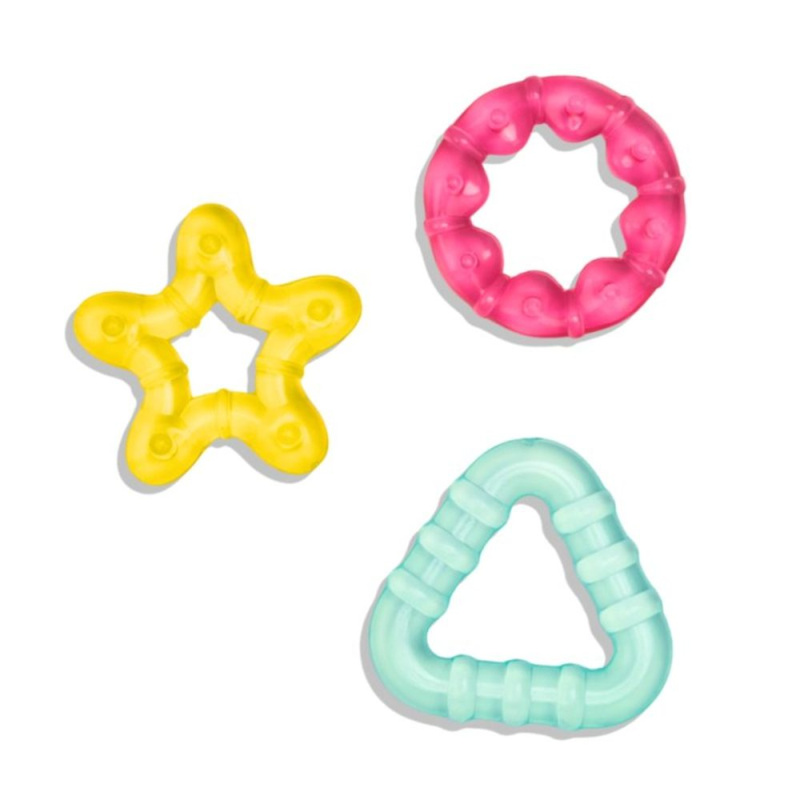 Bo Jungle Sada chladících kousátek Shapes 3ks