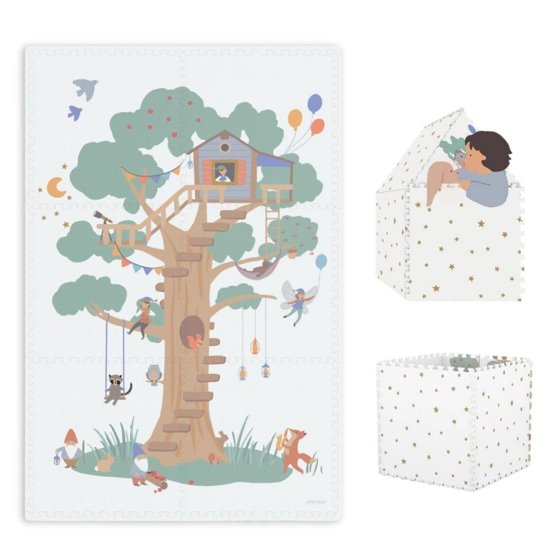Hrací podložka a domeček Play&Go EEVAA Tiloo Treehouse