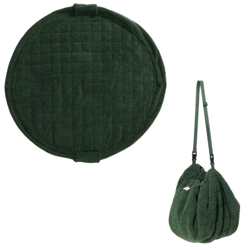 Play&Go noomad soft teddy evergreen hrací deka a vak na hračky 3v1