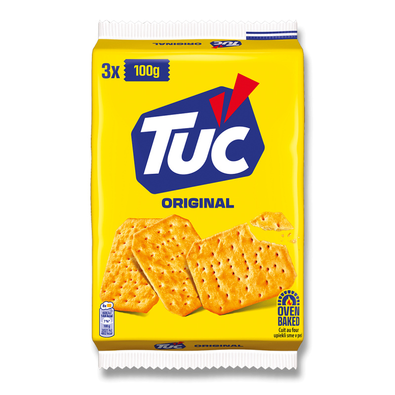 Opavia Tuc - slané krekry - Original, 3 x 100 g