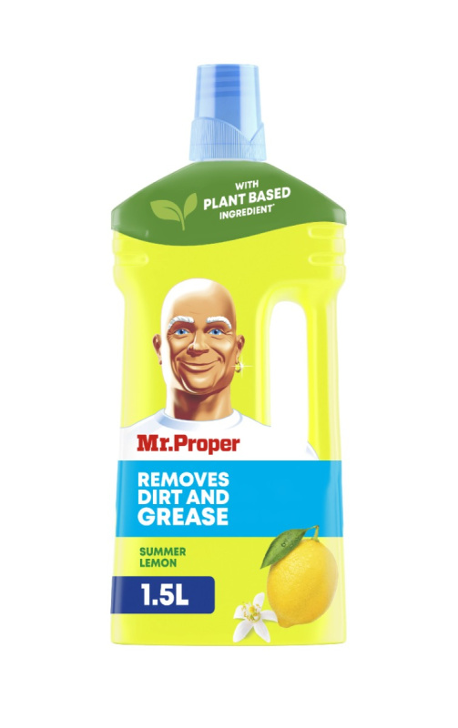 MR.PROPER Víceúčelový čisticí prostředek na podlahy Lemon 1,5 l