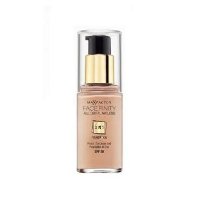Max Factor Dlouhotrvající make-up Facefinity 3 v 1 (All Day Flawless) 30 ml 45 Warm Almond