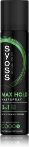 Syoss Max Hold lak na vlasy s extra silnou fixací mini 75 ml