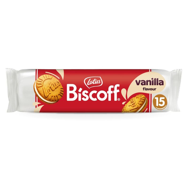 Lotus Biscoff Sušenky plněné krémem s vanilkovou příchutí