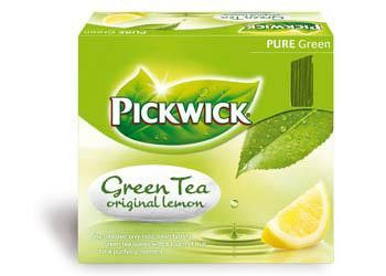 Čaj Pickwick Zelený s citronem, 100 x 2 g