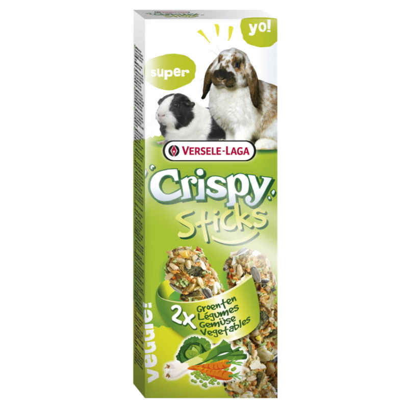 Tyčinky VERSELE-LAGA Crispy se zeleninou pro králíky a morčata 110 g