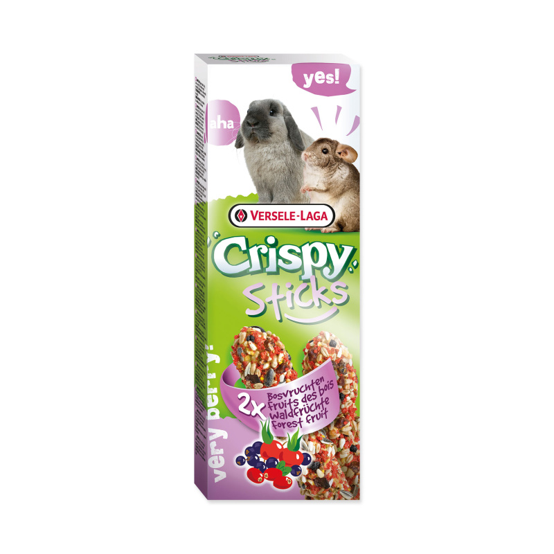Tyčinky VERSELE-LAGA Crispy s lesním ovocem pro králíky a činčily 110 g