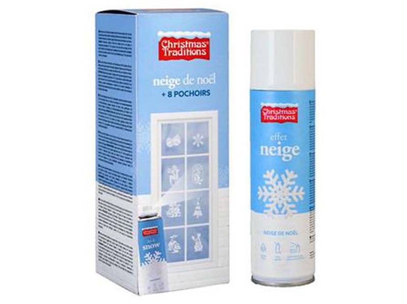 Sníh 150 ml spray  8 šablon