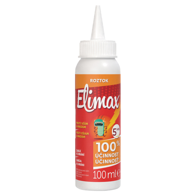 Elimax Roztok proti vším a hnidám 100 ml + hřeben