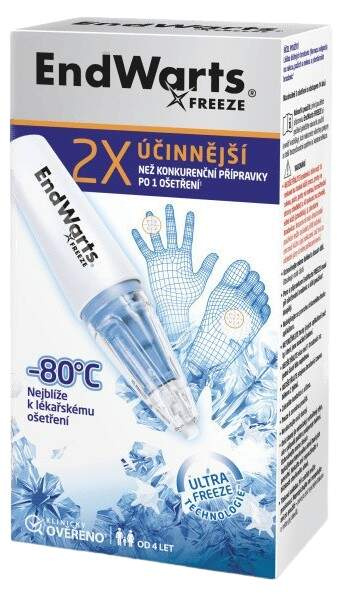 EndWarts FREEZE kryoterapie bradavic 7.5g