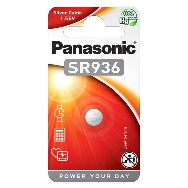 Panasonic SR936 stříbrooxidová baterie do hodinek (1ks)