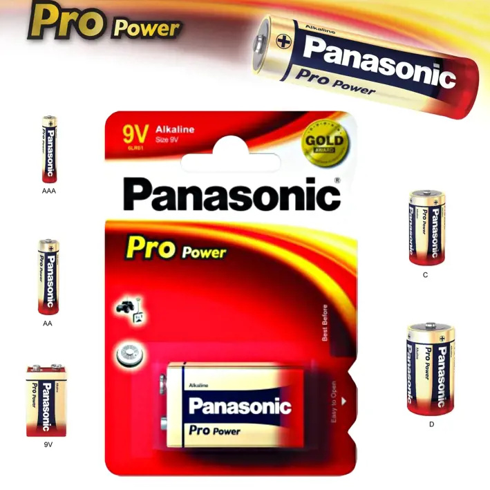 Panasonic Pro Power 9V alkalická baterie, 1 ks