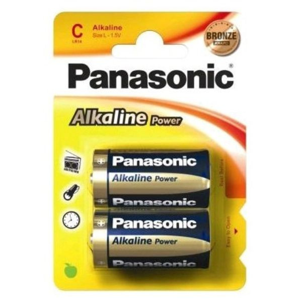 Panasonic Alkaline Power C alkalická baterie (2ks)