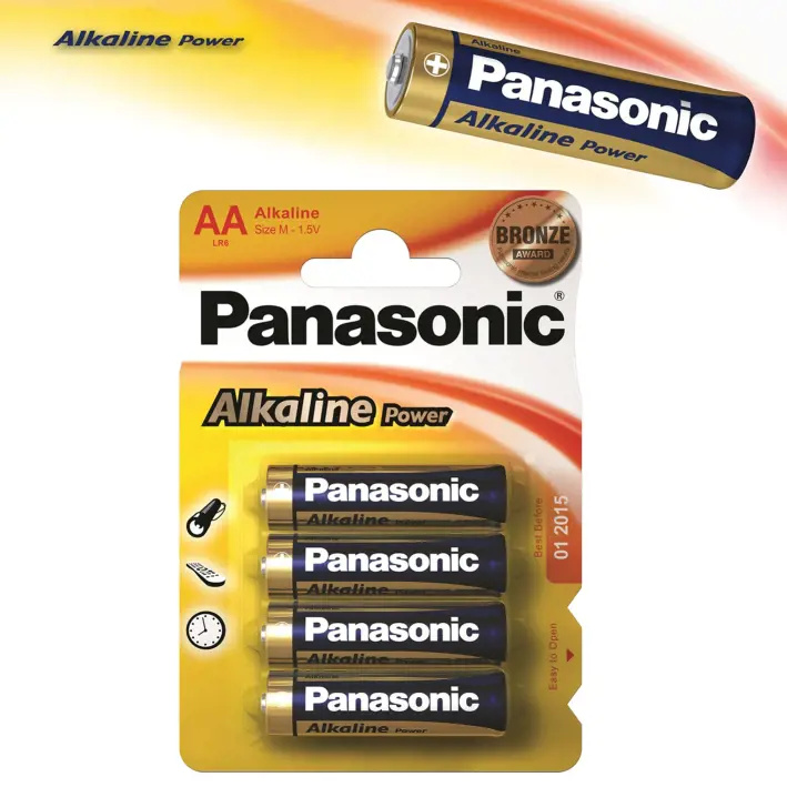Panasonic Alkaline Power AA alkalická baterie LR06 (4ks)