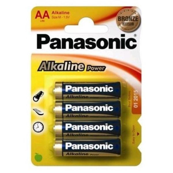 Panasonic Alkaline Power AA alkalická baterie LR06 (4ks)