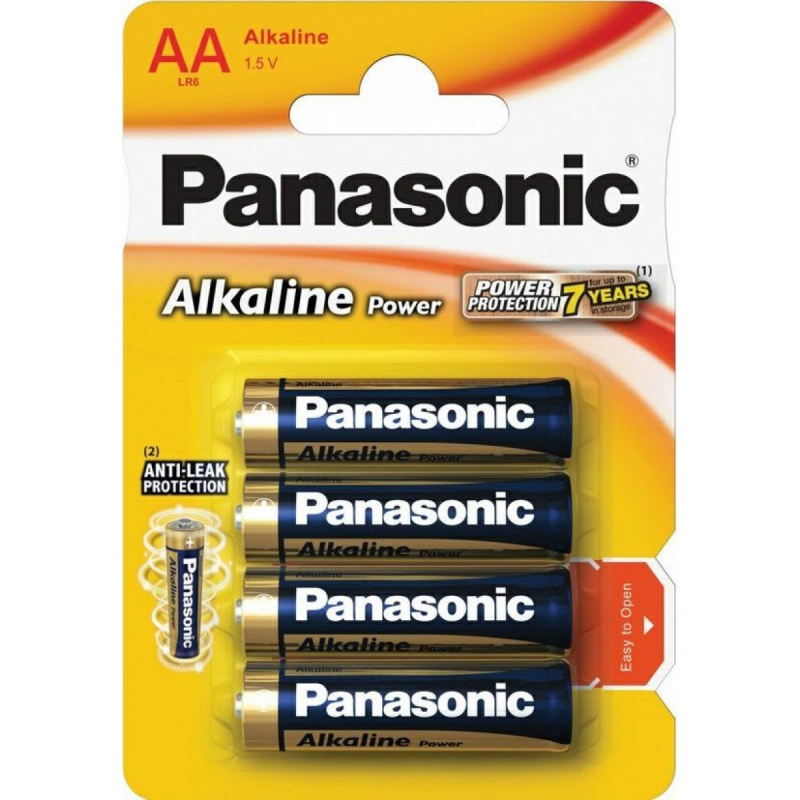Panasonic Alkaline Power AA alkalická baterie LR06 (4ks)