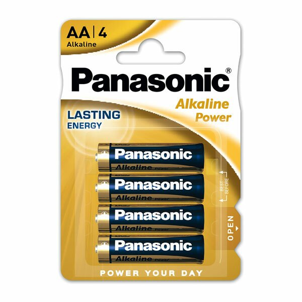 Panasonic Alkaline Power AA alkalická baterie LR06 (4ks)