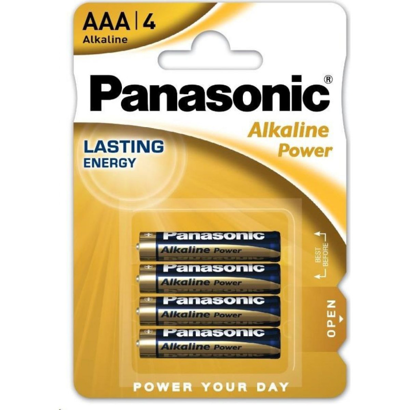 Panasonic Alkaline Power AAA alkalická baterie LR03 (4ks)