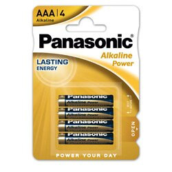 Panasonic Alkaline Power AAA alkalická baterie LR03 (4ks)
