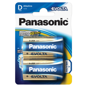 Panasonic EVOLTA Platinum D alkalická baterie (2ks)