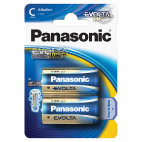 Panasonic EVOLTA Platinum C alkalická baterie (2ks)