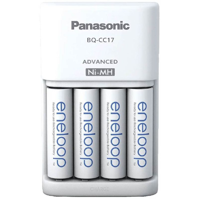 Panasonic Eneloop univerzální nabíječka + 4x AA 1 900 mAh K-KJ17MCC40E