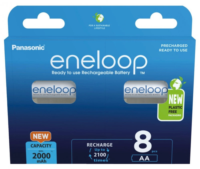 Panasonic Eneloop AA 8ks 3MCCE/8BE