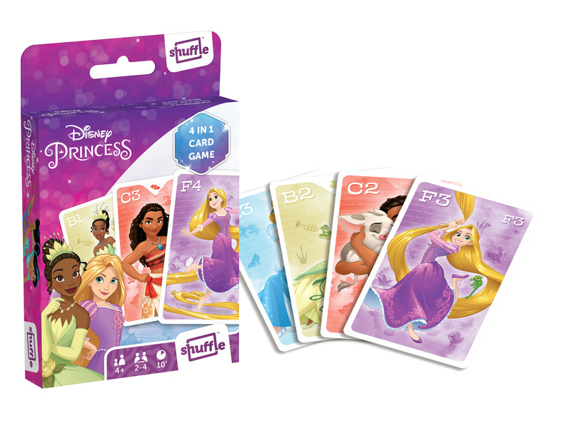 Disney princezny - 4 v 1 karetní hra
