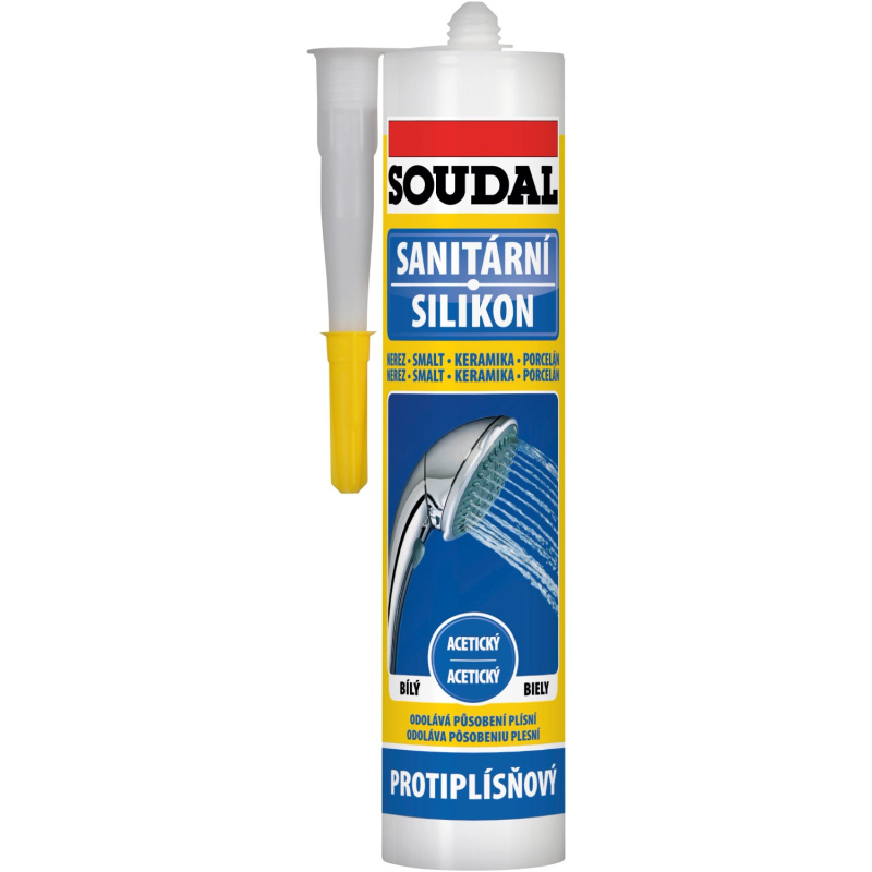Soudal Sanitární silikon šedý 280 ml