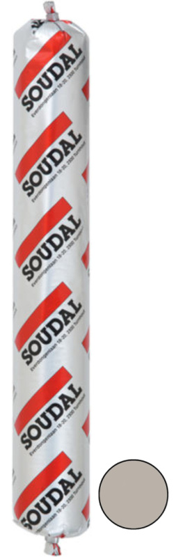 Tmel polyuretanový Soudal SOUDAFLEX 40 FC šedý 600 ml