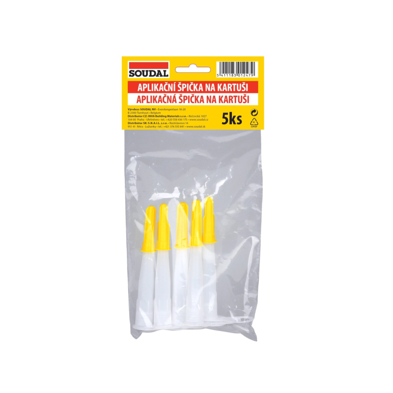 Sada špiček na kartuše Soudal 5 ks