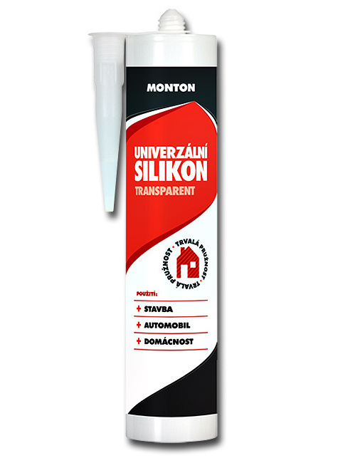 Tmel silikonový Soudal Monton transparentní 310 ml